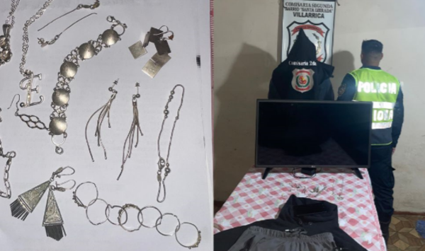 Aprehensiones y recuperación de objetos hurtados
