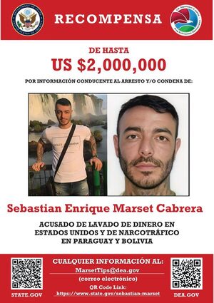 Hasta USD 2 millones es la recompensa que ofrece EE.UU. por Sebastián Marset - trece