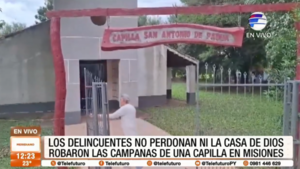 Los delincuentes no perdonan ni la casa de Dios