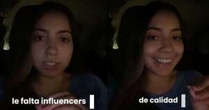 La Nación / Tiktoker asegura que en Paraguay faltan influencers de calidad: “Son un meme”