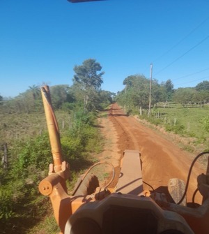 Unos 27 Km de caminos vecinales fueron mejorados en Guairá - 1000 Noticias