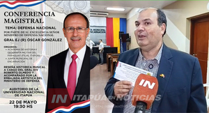 MINISTRO DE DEFENSA OFRECERÁ CONFERENCIA SOBRE DEFENSA NACIONAL EN ENCARNACIÓN