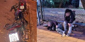 ACCIDENTE DEJÓ DOS MOTOCICLISTAS HERIDOS EN ENCARNACIÓN 
