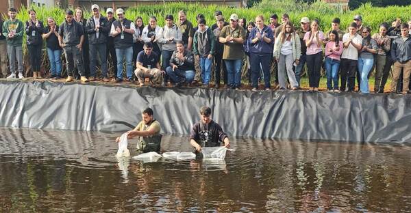 Yacyretá reactivó el estanque de la Facultad de Ciencias Agrarias de Santa Rosa, Misiones