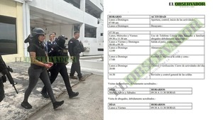Gianina García tendrá un estricto control sobre sus comunicaciones y visitas - El Observador