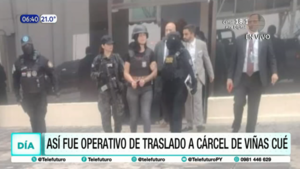 Así fue el operativo de traslado de la esposa de Marset a Viñas Cué