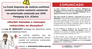 CORTE RATIFICA MULTA A FIRMA DE TELEFONÍA POR LLAMAR A INSCRIPTOS EN EL REGISTRO NACIONAL NO MOLESTAR