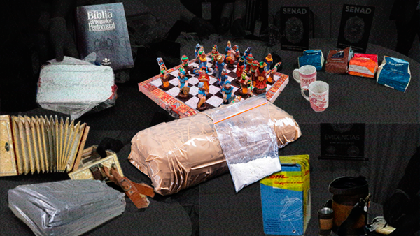 Biblia, piezas de ajedrez y otros: El ingenio narco para traficar drogas por encomiendas
