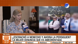 ¿Escrachó a "Nenecho" y ahora la persiguen?
