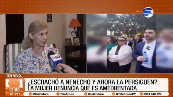 ¿Escrachó a "Nenecho" y ahora la persiguen?