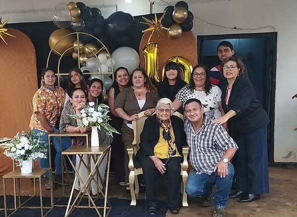 Abuela santaniana celebró 103 años de su nacimiento - Nacionales - ABC Color