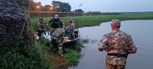 Incautan 236 kilos de marihuana en puerto clandestino de Canindeyú - 1000 Noticias