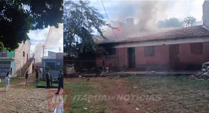 INCENDIO AFECTÓ PARTE DE UNA VIVIENDA EN ENCARNACIÓN 