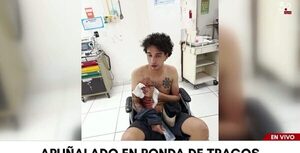 Estaba chupando con su socio “Kure’i” en la Chacarita y tras discusión terminó apuñalado