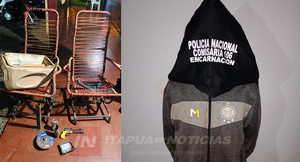 APREHENDEN A UN JOVEN Y RECUPERAN OBJETOS HURTADOS EN ENCARNACIÓN 