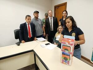 Decomisan marihuana oculta en un parlante en Pedro Juan Caballero - Nacionales - ABC Color