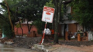 Vecinos alarmados ante perjuicios por obra de desagüe de Nenecho