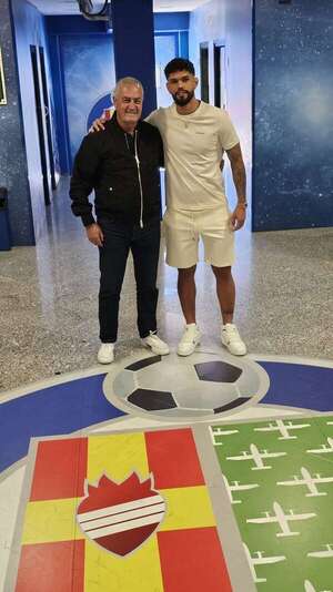 Alfaro cierra gira europea visitando a Omar Alderete - Selección Paraguaya - ABC Color