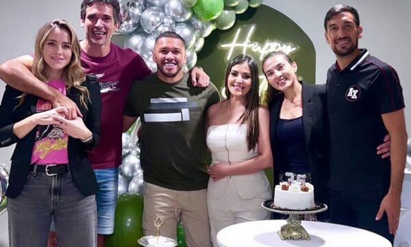 (GALERÍA) ¡Mirá cómo festejó su cumple el capitán de Olimpia!