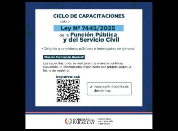 Ley del Servicio Civil: Curso esencial para funcionarios públicos » San Lorenzo PY