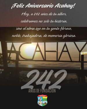 Acahay celebra sus 242 años