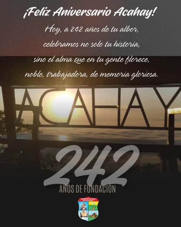 Acahay celebra sus 242 años