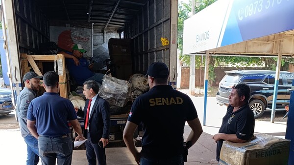 Senad intercepta marihuana tipo cera oculta entre parlantes en PJC