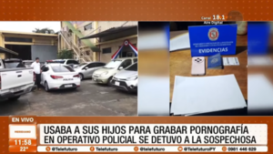 Usaba a sus hijos para grabar pornografía