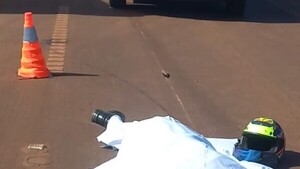 Joven de 20 años muere tras accidente rutero en Ciudad del Este.