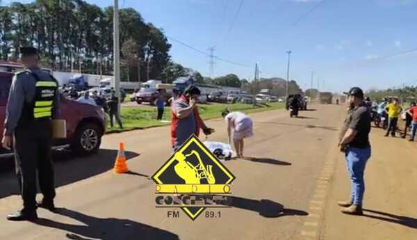 Joven fallece en accidente de tránsito en el km 12 de la Ruta PY02