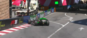 Versus / Joshua Duerksen fue chocado y tuvo que abandonar en la sprint en Mónaco