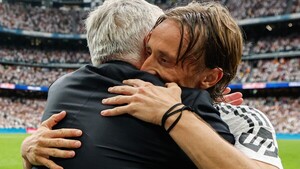 Real Madrid gana en la despedida en el Bernabéu Luka Modric y Ancelotti