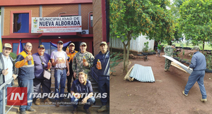 MUNICIPALIDAD DE NVA. ALBORADA CONTINÚA CON LA ASISTENCIA A FAMILIAS AFECTADAS