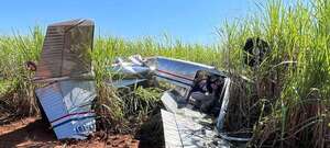 Accidente aéreo en Campo 9: avioneta capota tras desperfecto mecánico - Nacionales - ABC Color