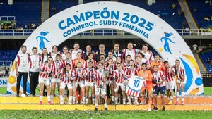 Paraguay vence a Ecuador y gana en Colombia su primer Sudamericano Femenino Sub-17
