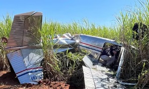 Accidente aéreo en Campo 9: avioneta capota tras falla mecánica y sus ocupantes salen ilesos - OviedoPress