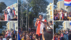 Prieto lanza duros mensajes al Ejecutivo y opositores salen en su apoyo en masiva manifestación