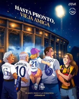 La Romareda se despide con el eco de sus leyendas: los “Zaraguayos”, representado por “Nino” Arrúa - Fútbol Español - ABC Color