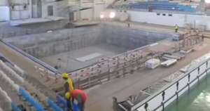 La Nación / Avanzan las obras del Centro Acuático Olímpico