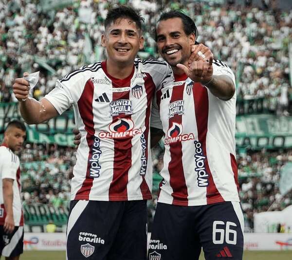 Paiva y Báez anotan en la victoria del Junior en Colombia - Fútbol - ABC Color