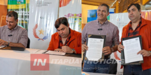 FIRMAN CONVENIO PARA IMPULSAR PROYECTOS PRODUCTIVOS EN CARMEN DEL PNÁ.