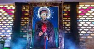 El tapiz de San Roque se puede visitar en el Colegio Cristo Rey - Cultura - ABC Color