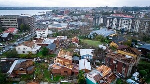 Tornado provoca daños en 250 casas y deja ocho heridos en una ciudad del sur de Chile