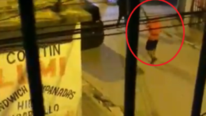 Video: Policía incursiona en la Chacarita ante difusión de otra balacera entre pandillas