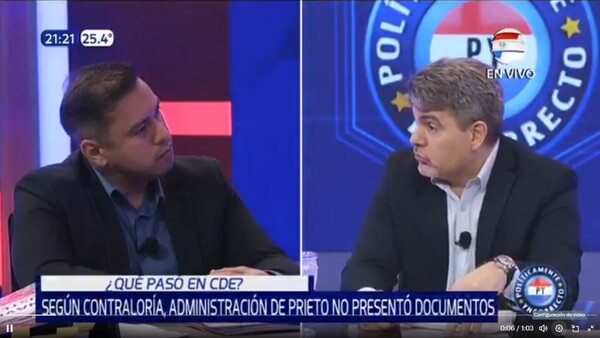 Intervención de CDE: Contraloría habla de "pruebas contundentes" y Prieto tilda de "mentiras"