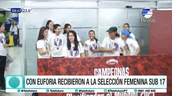Selección Femenina Sub-17 campeona de Sudamérica regresó al país