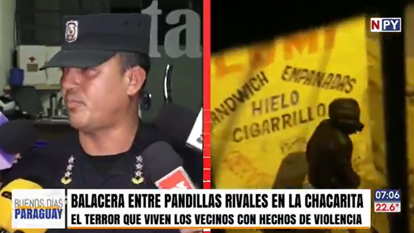 ¡De terror! Balacera entre pandillas rivales causa zozobra en vecinos de la Chacarita