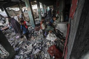 Israel asegura que había “terroristas importantes” en escuela bombardea - Mundo - ABC Color