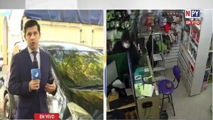 Itauguá: Detienen a asaltantes de tienda de artículos electrónicos