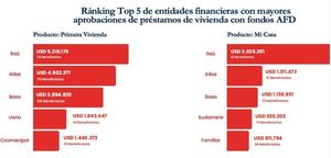 AFD financió viviendas por USD 33 millones en el año
